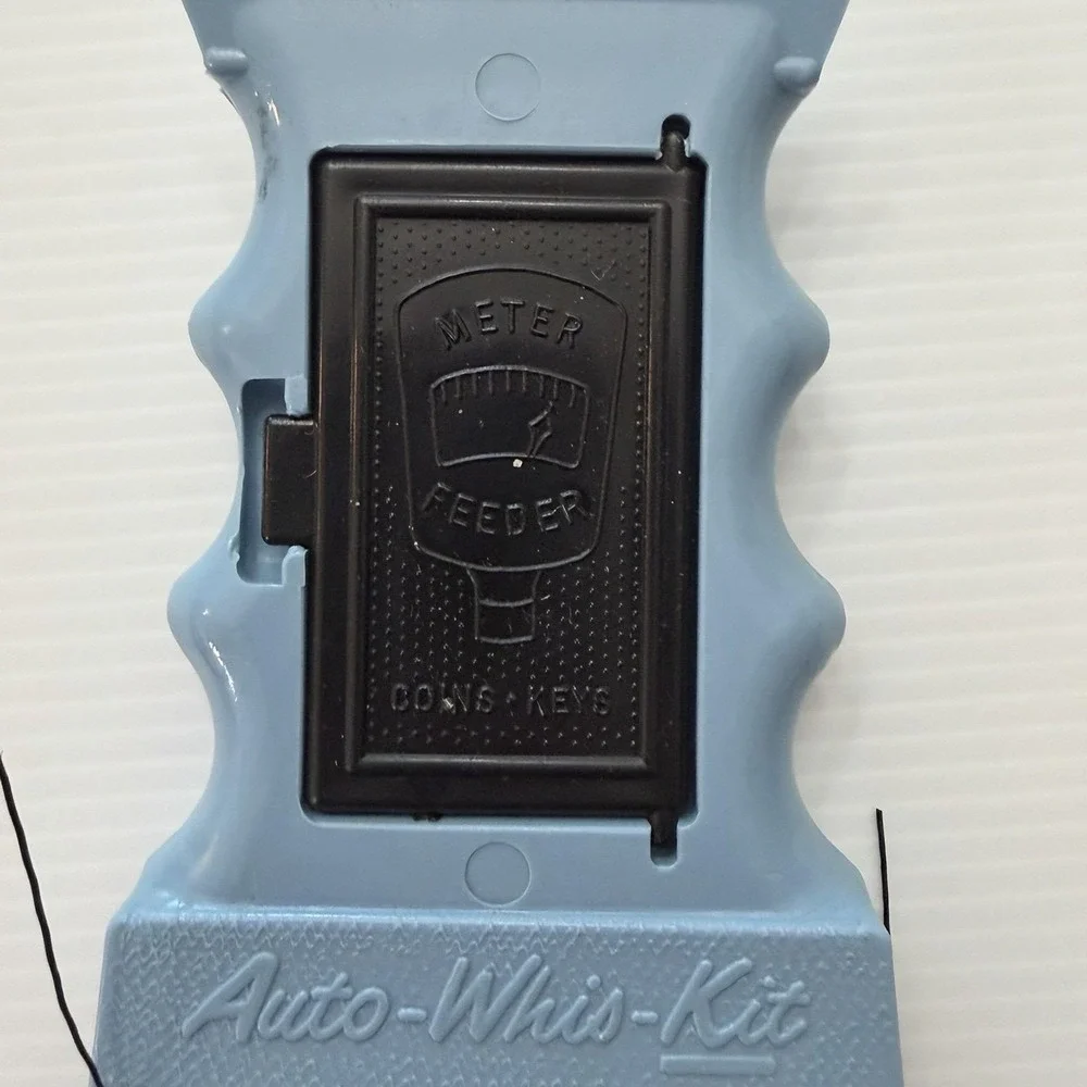 Vintage Auto-Whis-Kit 4-in-1 Tool Kit Scraper Bottle Opener Whisk Broom Coin Box
